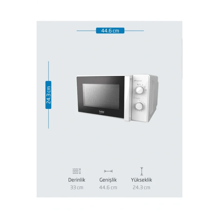 Genel Ürün Mikrodalga Fırın Beyaz BMD 200 B