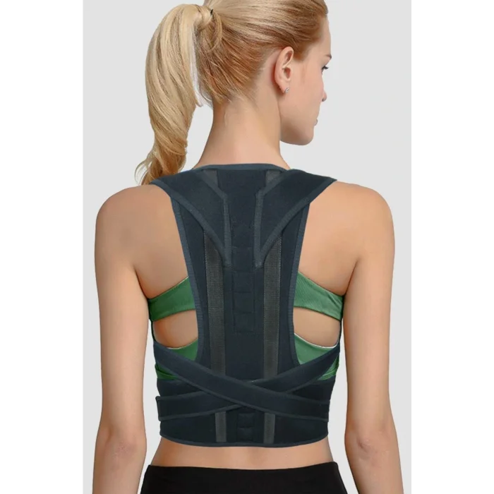 Genel Ürün Ortopedik Dik Duruş Korsesi Balenli Manyetik Kamburluk Önleyici Korse Erkek Sırt Korsesi
