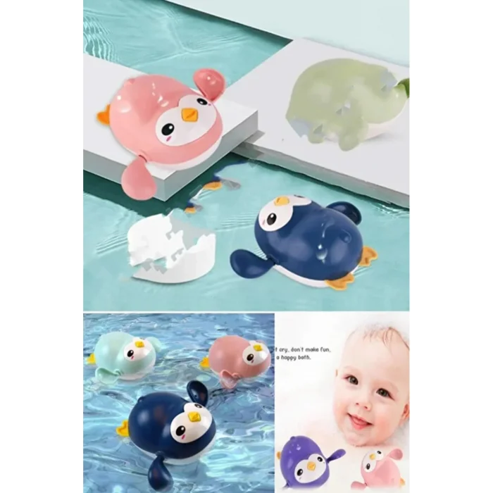 Oyuncak Kurmalı Bebek Banyo Oyuncağı Banyo Küvet Havuz Deniz de Yengeç Yüzen Oyuncak