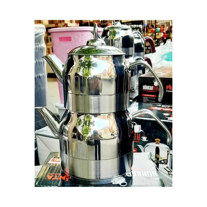 Genel Ürün Filinta Orta Boy Çaydanlık Metal Kulp 3 Litre