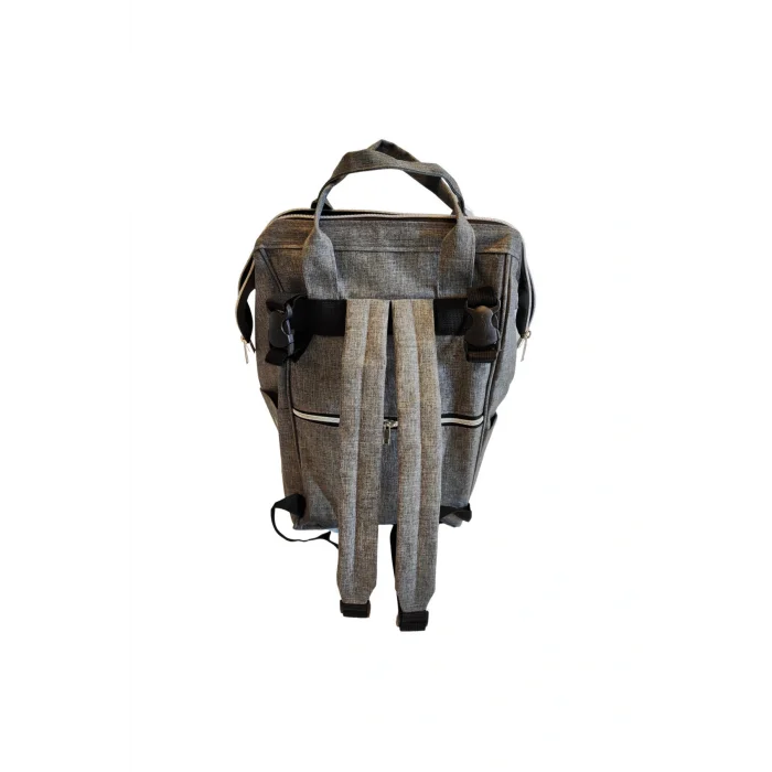 Termos Leke Tutmayan Su Geçirmez Termal Bölmeli Klasik Anne Bebek Bakım Sırt Çantası