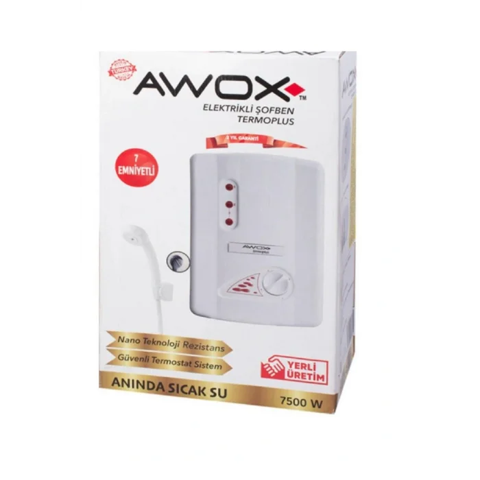 Termos 7000 W Şofben Termoplus Elektrikli Şofben 7 Emniyetli Ani Su Isıtıcı Elektrikli Şofben