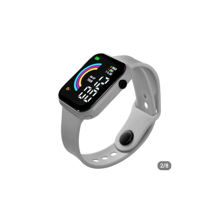 Kol Saati Gri Su Geçirmez Apple Watch Saat (AKILLI SAAT DEĞİLDİR)