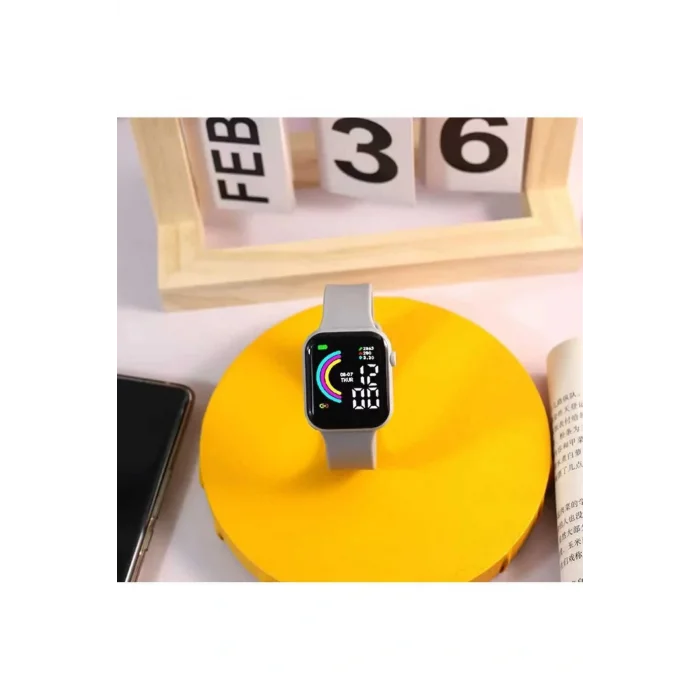 Kol Saati Gri Su Geçirmez Apple Watch Saat (AKILLI SAAT DEĞİLDİR)