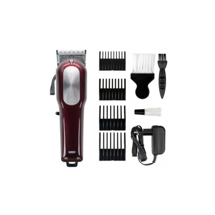 Genel Ürün Inter Mac 3 Tc-1453 Profesyonel Traş Makinesi Saç Sakal Kesme 100459 Kırmızı