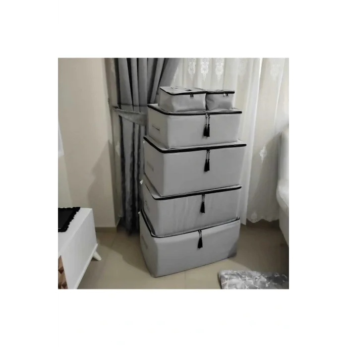 Genel Ürün PÜSKÜLLÜ HURÇ SETİ GRİ