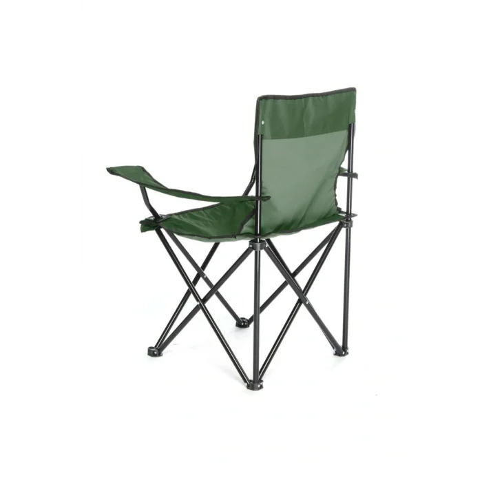 Genel Ürün Yeşil Taşınabilir Kamp Sandalyesi Katlanır Kamp Sandalyesi - Yeşil Tek Kişilik Tekli