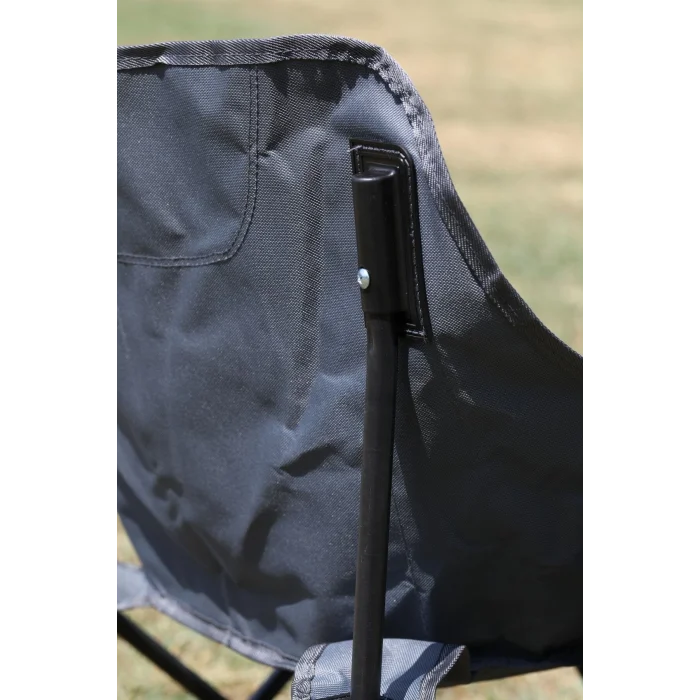 Genel Ürün Tekli KAMP SANDALYESİ- KATLANABİLİR Katlanabilir Metal Tek Kişilik Gri