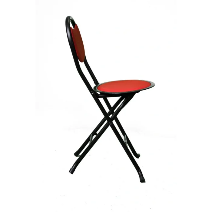 Genel Ürün Tek Kişilik Katlanır Portatif Dayanıklı Bahçe Sandalyesi 0,5 - 2 kg Tekli Kırmızı Metal Katlanabili