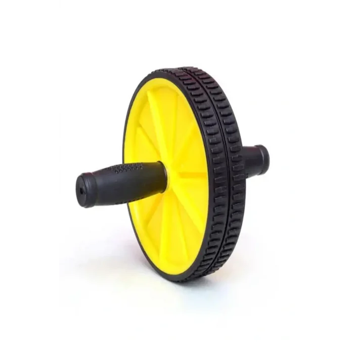 Genel Ürün Sarı Fitness Karın Kası Sixpack Egzersiz Tekeri Spor Aleti (Sarı) Egzersiz Tekerleği