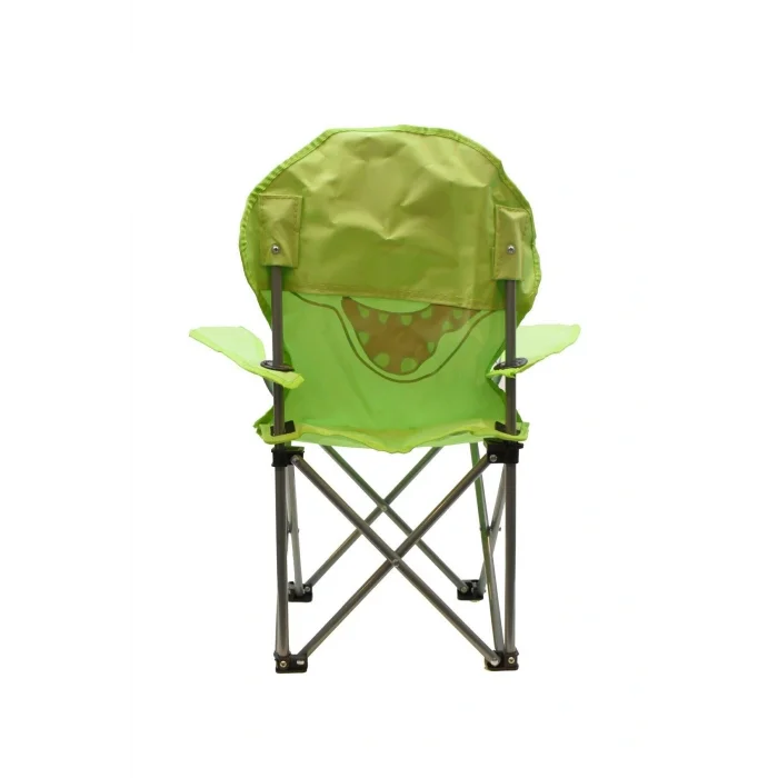 Genel Ürün Yeşil Çocuk Kamp Sandalyesi Timsah Tek Kişilik Tekli