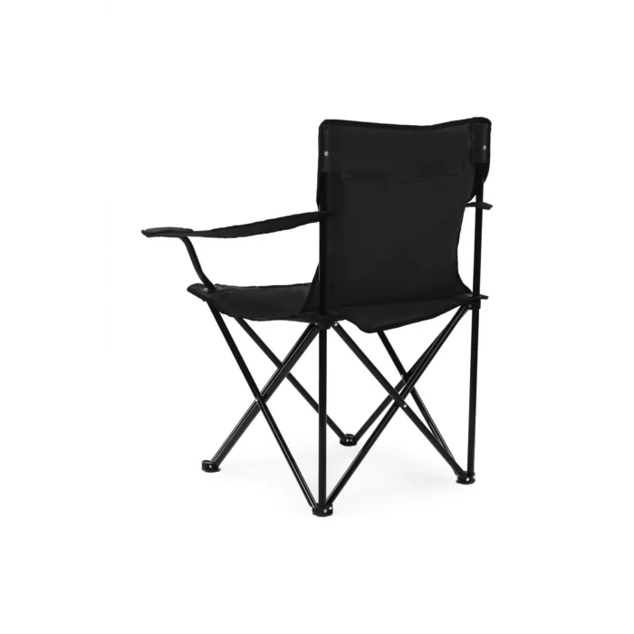 Genel Ürün Metal Katlanır Çantalı Rejisör Kamp Sandalyesi Siyah Tek Kişilik Siyah Tekli Katlanabilir