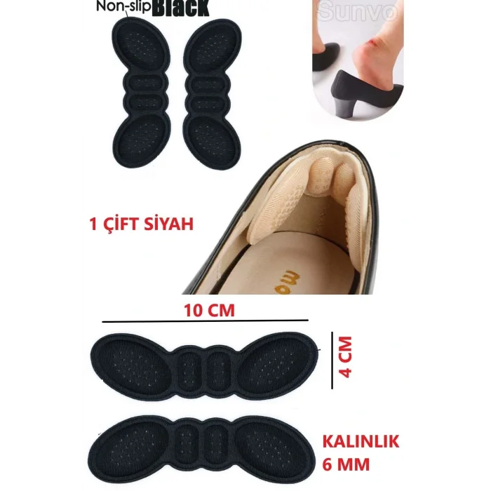 Genel Ürün Topuklu Ayakkabı Daraltan Ped Ayak Topuk Vurma Önleyici Sünger Bant Topuk Ağrısı Topuk Koruyucu 6 M