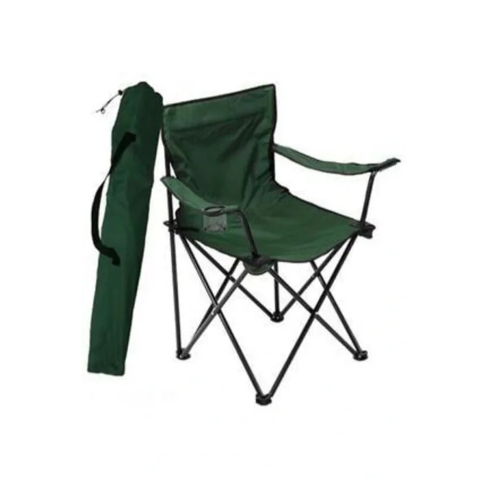 Genel Ürün Mavi Katlanır Çantalı Kamp Sandalyesi Tekli Metal Tek Kişilik Katlanabilir