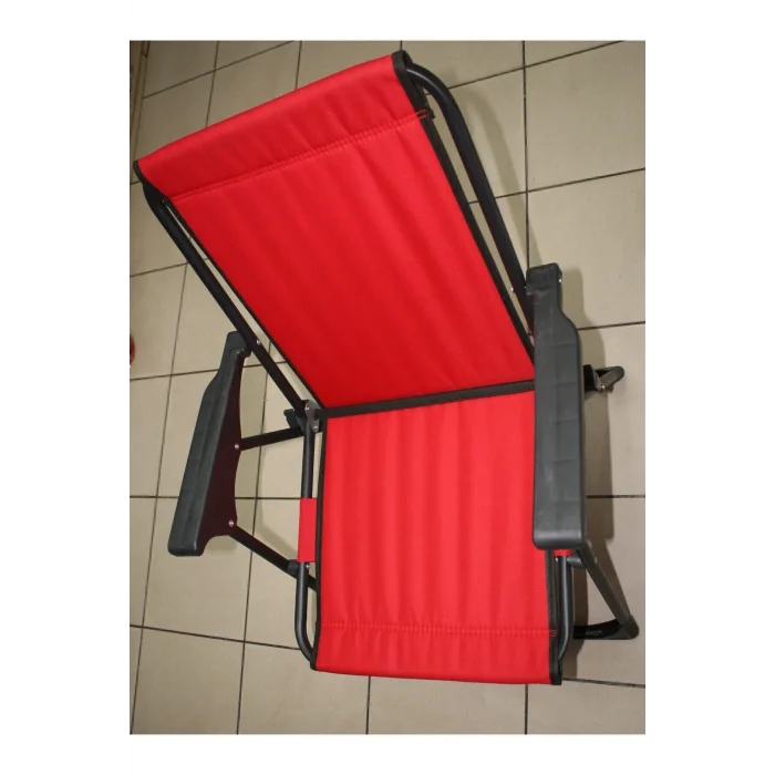 Genel Ürün Kırmızı Kamp sandalyesi 1 Kg Tekli Katlanabilir Metal Tek Kişilik Günlük