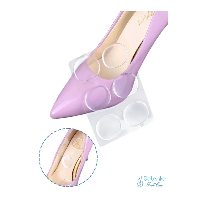 Genel Ürün 6lı Ayak Parmak ve Topuk Koruyucu Silikon Ped - Ayakkabı Vurma Önleyici