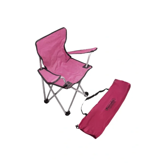 Genel Ürün Pembe Çocuk Kamp Sandalyesi Pembe Tek Kişilik Tekli