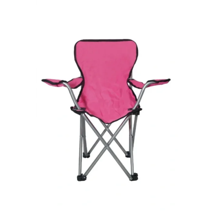Genel Ürün Pembe Çocuk Kamp Sandalyesi Pembe Tek Kişilik Tekli