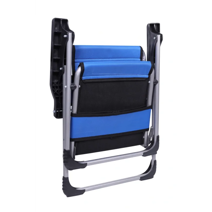 Genel Ürün Trend LÜKS ÇOÇUK KAMP SANDALYESİ Metal Mavi Tekli Çocuk Kamp Sandalyesi Tek Kişilik 2 Gr