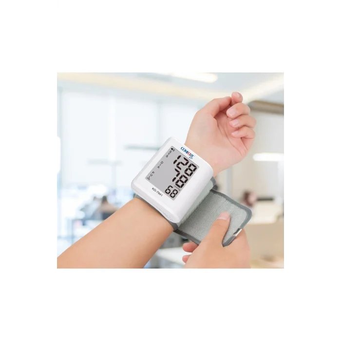 Genel Ürün Dijital Kd-7941 Bilekten Ölçme Türkçe Konuşan Tansiyon Aleti Pilli Bilek