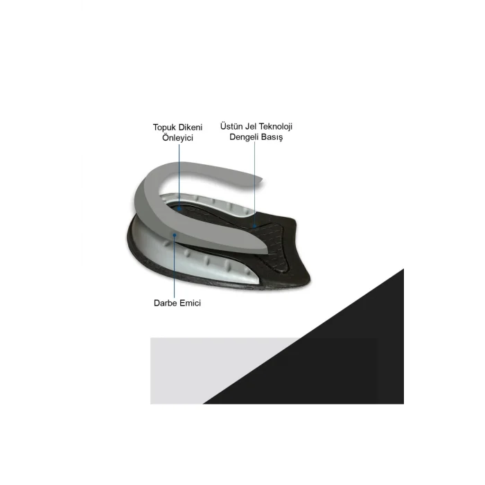 Genel Ürün Topuk Topuk Ağrısı Için Topuk Desteği, Topuk Dikeni Veya Ayak Bileği Ağrılı Kişiler Için Jel Topuk