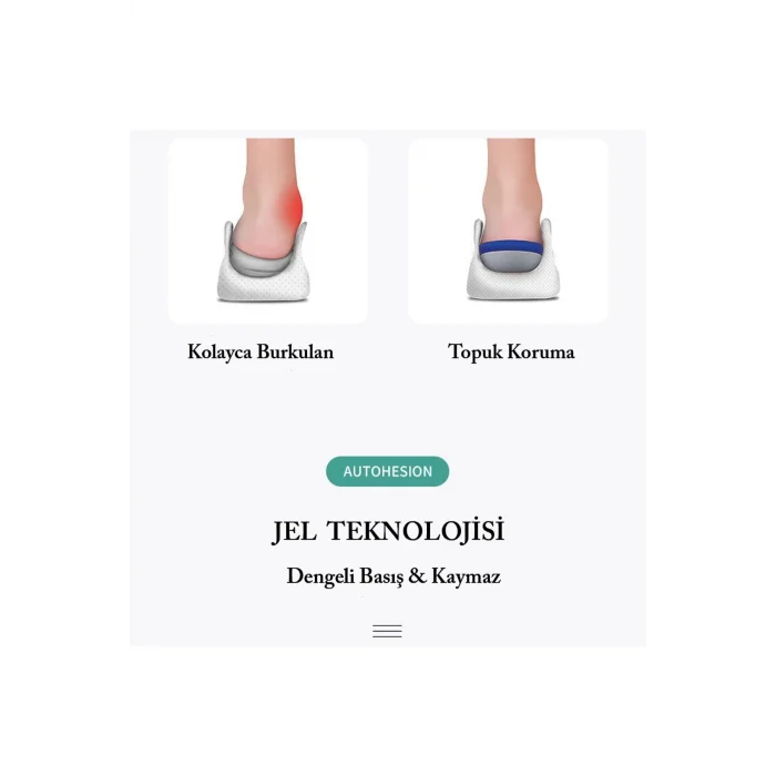 Genel Ürün Topuk Topuk Ağrısı Için Topuk Desteği, Topuk Dikeni Veya Ayak Bileği Ağrılı Kişiler Için Jel Topuk