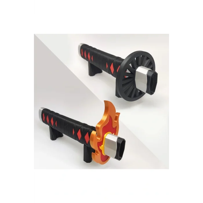 Genel Ürün TANJIROS KATANA FROM DEMON SLAYER HAREKETLİ AÇILIR KAPANIR KATANA (1 METRE)  CNQRKSCJ4795