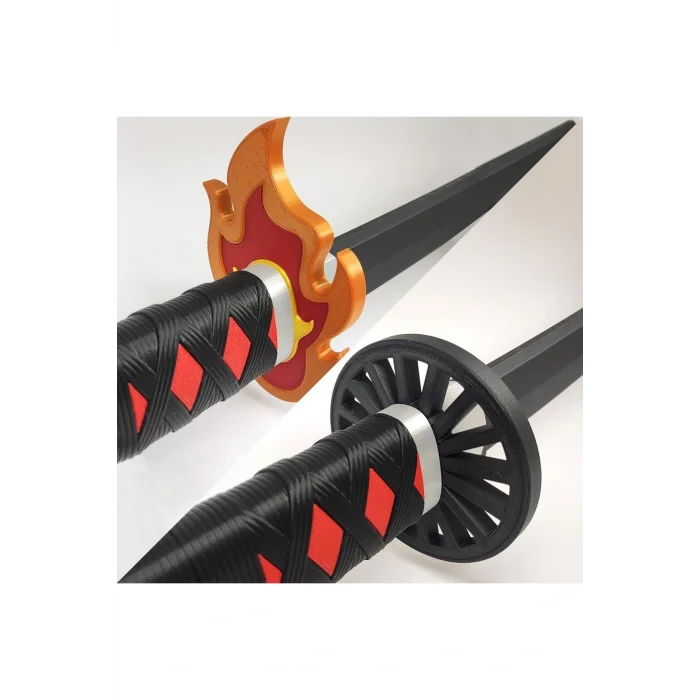Genel Ürün TANJIROS KATANA FROM DEMON SLAYER HAREKETLİ AÇILIR KAPANIR KATANA (1 METRE)  CNQRKSCJ4795