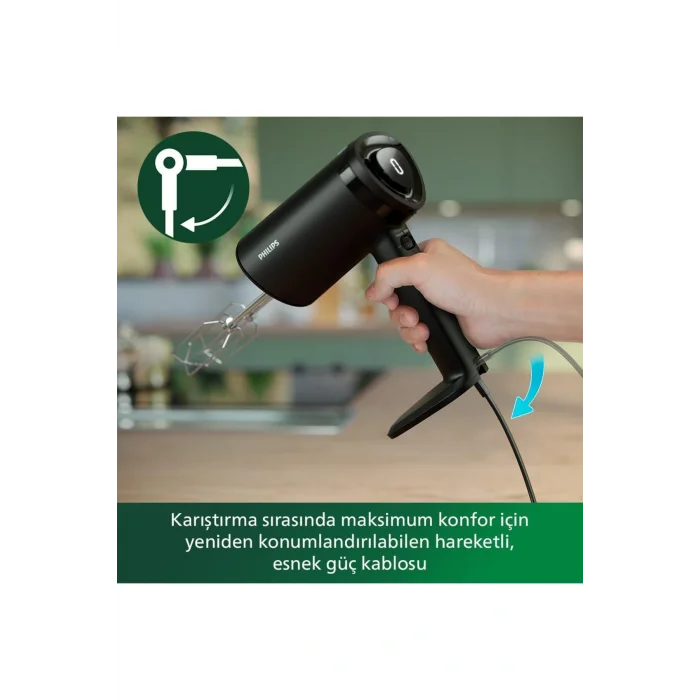 Genel Ürün Evrekala Shop Mikser Philips El Blenderı-Yetkili Evrekala-Turbo 500 Watt Led Ekranlı Yeni Seri 5 Hız