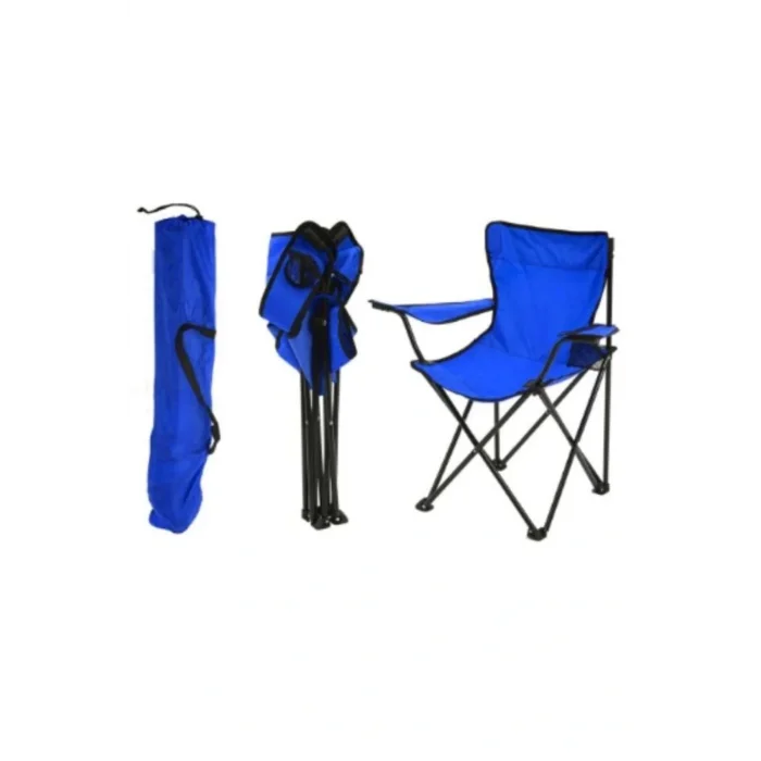 Genel Ürün 0,5 - 3 kg Rejisör Kamp Sandalyesi Piknik Sandalyesi Katlanır Sandalye Taşıma Çantalı Sandalye-Mavi