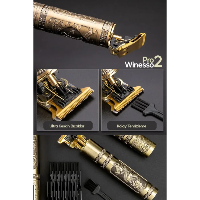 Genel Ürün İthalatçı Garantili Tıraş Makinesi Pro2 USB Şarjlı Saç Sakal Vücut Kıl Tüy Alma Kadın Erkek Epilasy