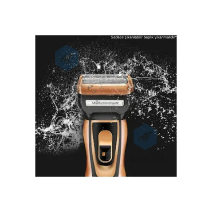 Genel Ürün Kuru 3 Başlıklı Tıraş Makinesi Saç Sakal Yanak Ense Favori Burun Tıraş Makinesi Şarjlı 1-3 Saç-Saka