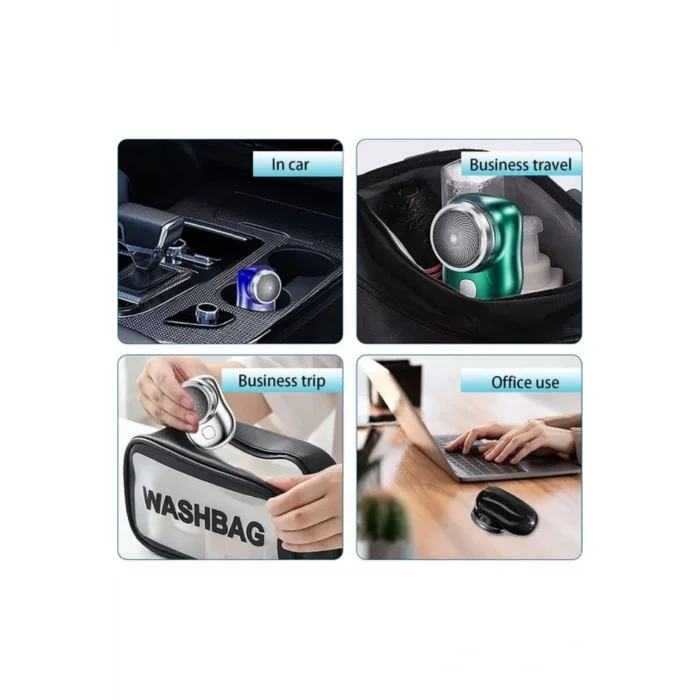 Kol Saati Yok Yok Taşınabilir Döner Başlıklı Mini Tıraş Makinesi Kablosuz 1-3 İthalatçı Garantili 1-2 Saat 1