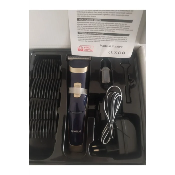 Genel Ürün 2 Yıl Saç Sakal Tıraş Makinesi Almina Profesyonel Şarjlı Saç Sakal Tıraş Makinesi 3-5 Saç-Sakal-Vüc