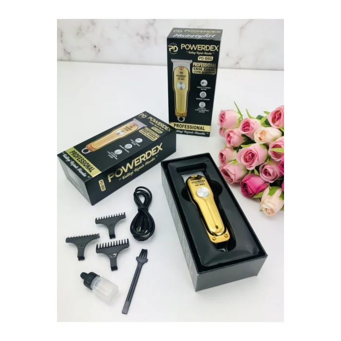 Kol Saati İthalatçı Garantili Pd-880 Profesyonel Ense Sakal Çizim Traş Makinası Kuru 3 Saat ve Altı Yok Yok K