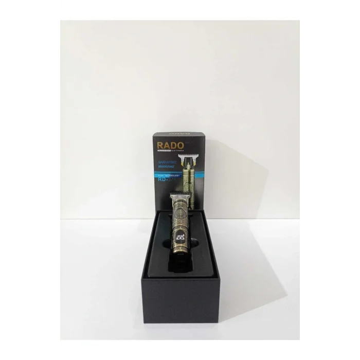 Kol Saati Kuru 2 Yıl Sakal Makinası Berber Desenli Rd-378 Sakal Yok 3 Saat ve Altı Şarjlı İthalatçı Garantili