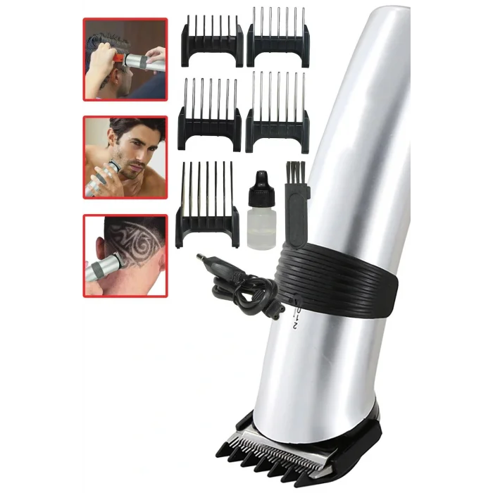 Genel Ürün Yok Sakal Saç Vücut Tıraş Makinesi Şarjlı Sakal Düzeltici 4 Başlıklı Kesim Alet Cihaz Tıraş Makine