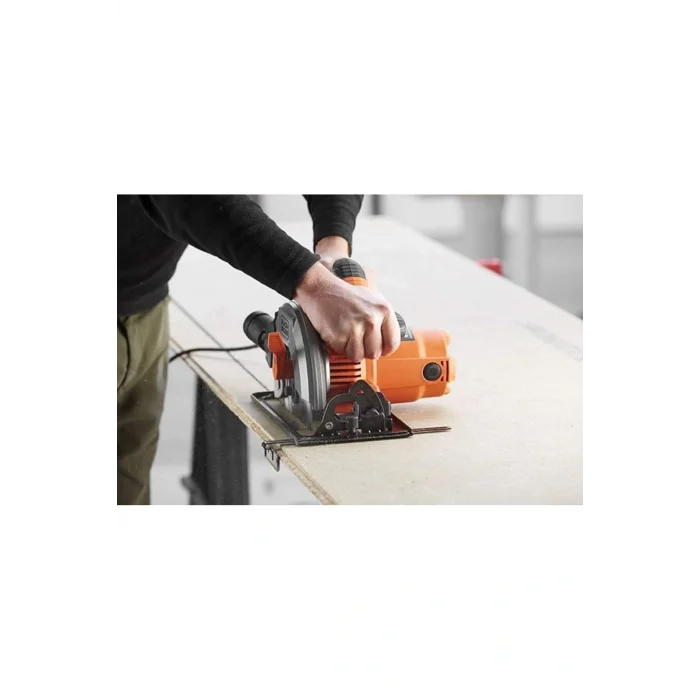 Genel Ürün Black+Decker Cs1250L-Qs Daire Testere, Turuncu/Siyah, 1250 W  21,8cm