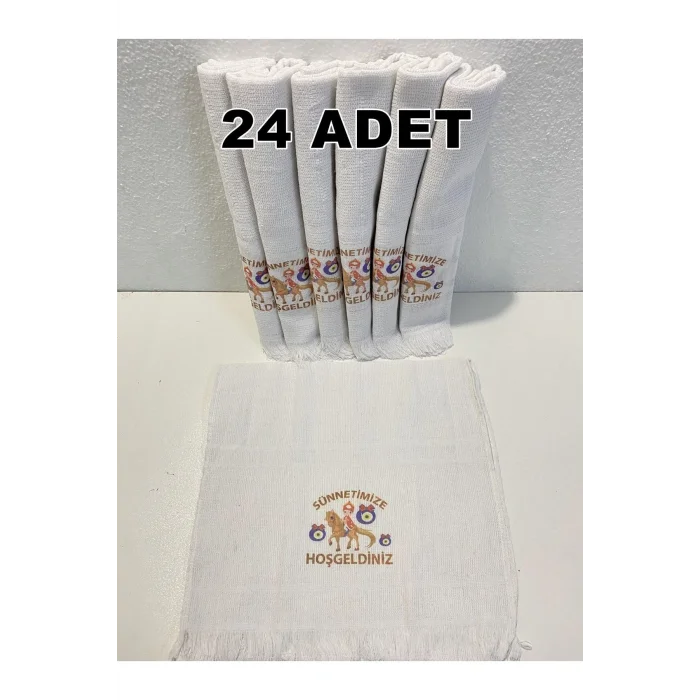 Havlu 24 Adet Okuluk Düğüncü Araba Havlusu 40*70 Cm Havlu