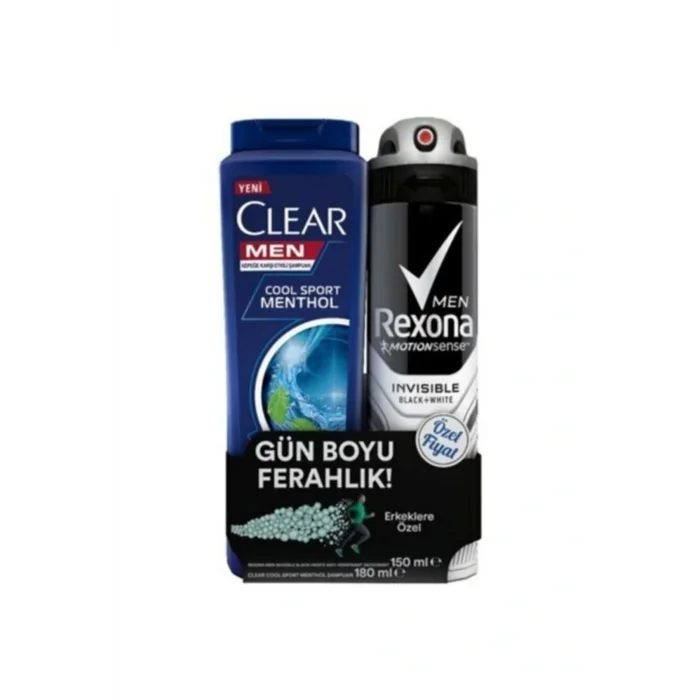 Genel Ürün Men Invesible Deo 150 ml ve Clear Şampuan 180 ml