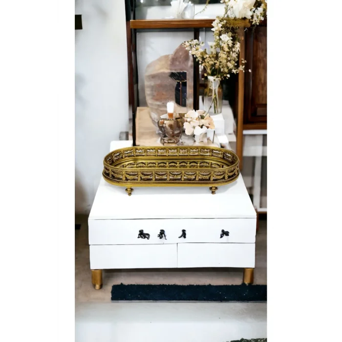 Genel Ürün Polyester Aynalı Sunumluk, Söz/Nişan Tepsisi