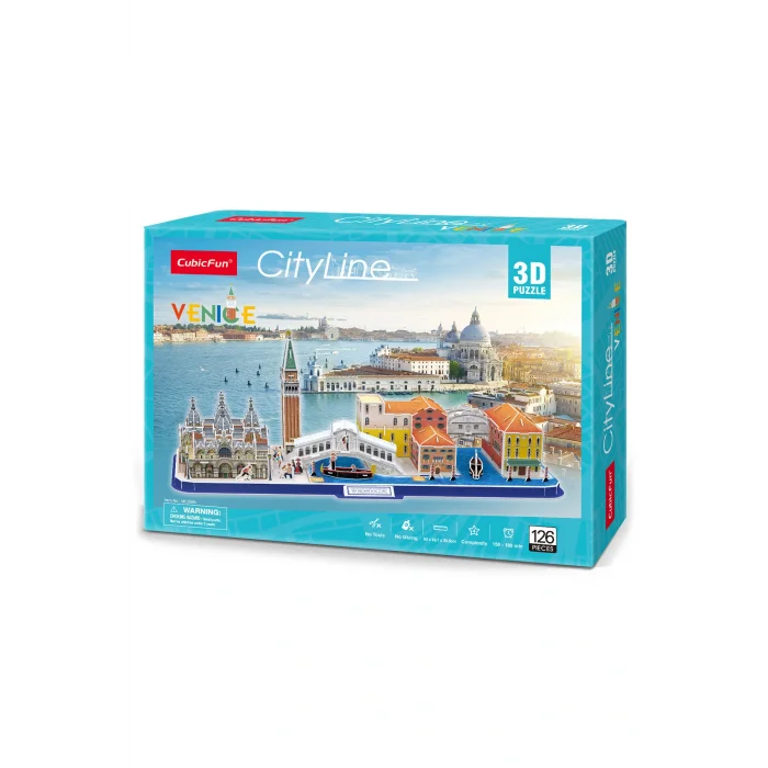 Genel Ürün Mc269h Cubic Fun, City Line - Venedik - Italya , 3 Boyutlu Puzzle