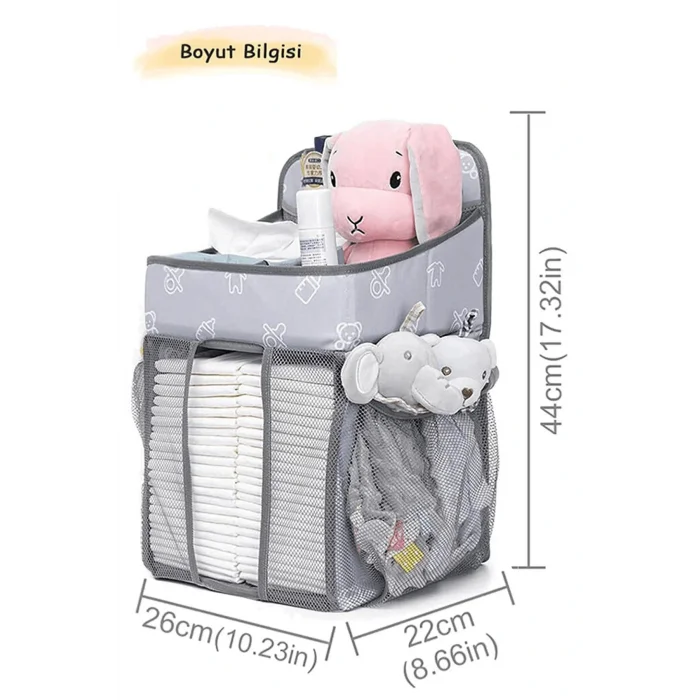 Genel Ürün Fonksiyonel Beşik Organizer Beşik Yanı Düzenleyici Beşik Çantası Beşik Yan Çanta Baby Regulator