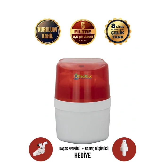 Genel Ürün Gold Plus Ithal 8+ph Alkali &nsf Filtre Nsf Tank Su Arıtma Cihazı K