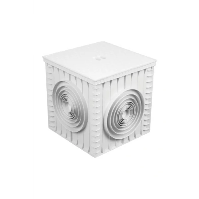 Genel Ürün 40x40 Düz Kapaklı Plastik Rögar (menhol) Kutusu