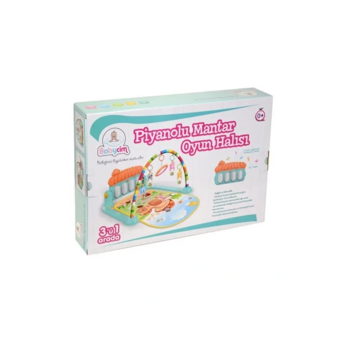 Genel Ürün He0639 Pianolu Oyun Halısı Mantar/unicorn/balina