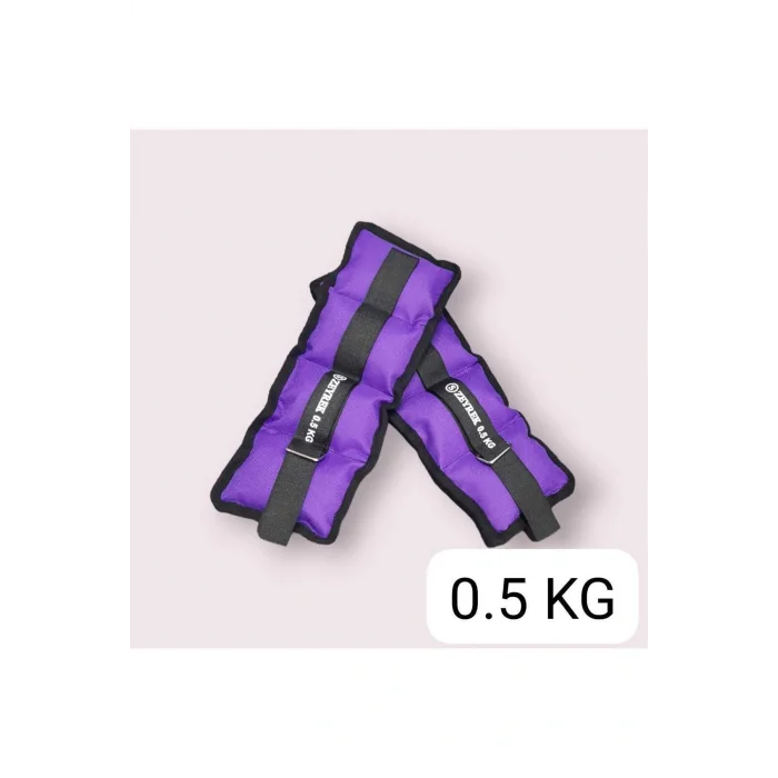 Genel Ürün 0.5 Kg × 2 Adet Toplam 1 Kg El Ayak Bilek Kas Güçlendiriçi Ağırlık Seti Kum Ağırlık Torbası