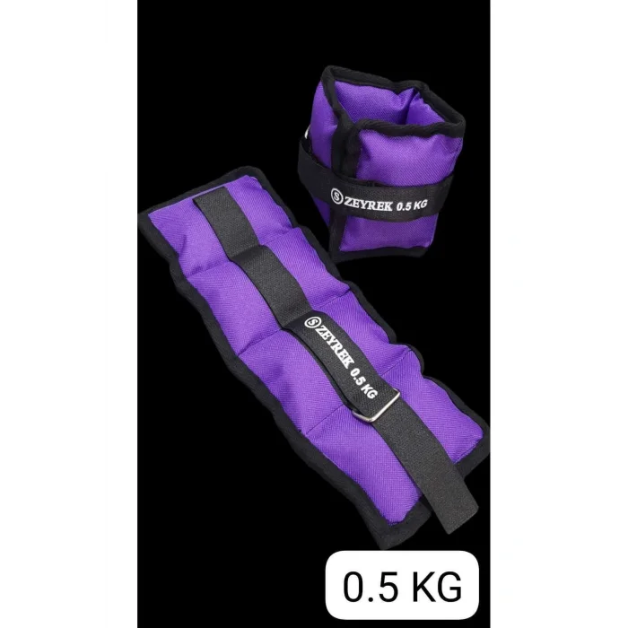 Genel Ürün 0.5 Kg × 2 Adet Toplam 1 Kg El Ayak Bilek Kas Güçlendiriçi Ağırlık Seti Kum Ağırlık Torbası