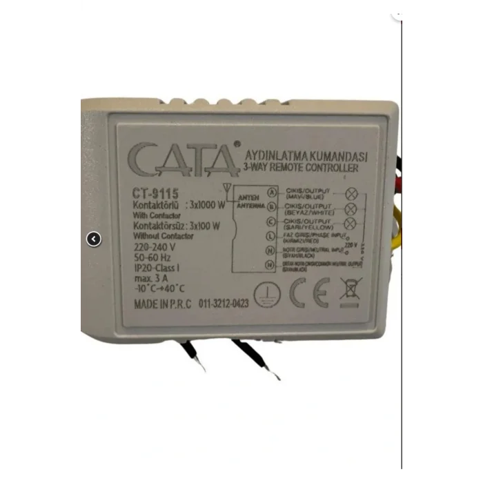 Genel Ürün 3lü Avize Kumandası