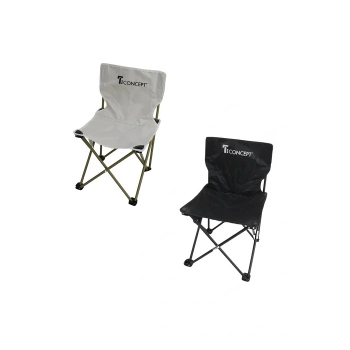 Genel Ürün Konforlu Kolay Taşınabilir Metal Ayaklı Katlanabilir Küçük Çocuk Kamp Sandalye Beyaz Renk